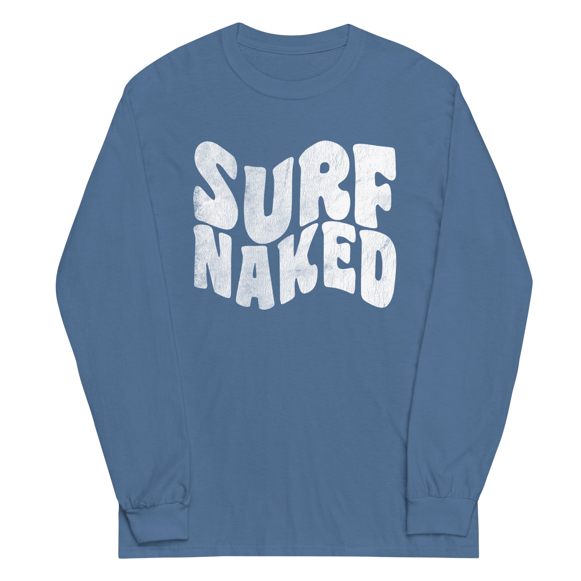 Retro Surf Naked Long Sleeve Shirt - Captain Woody's Shirts & Beach Club