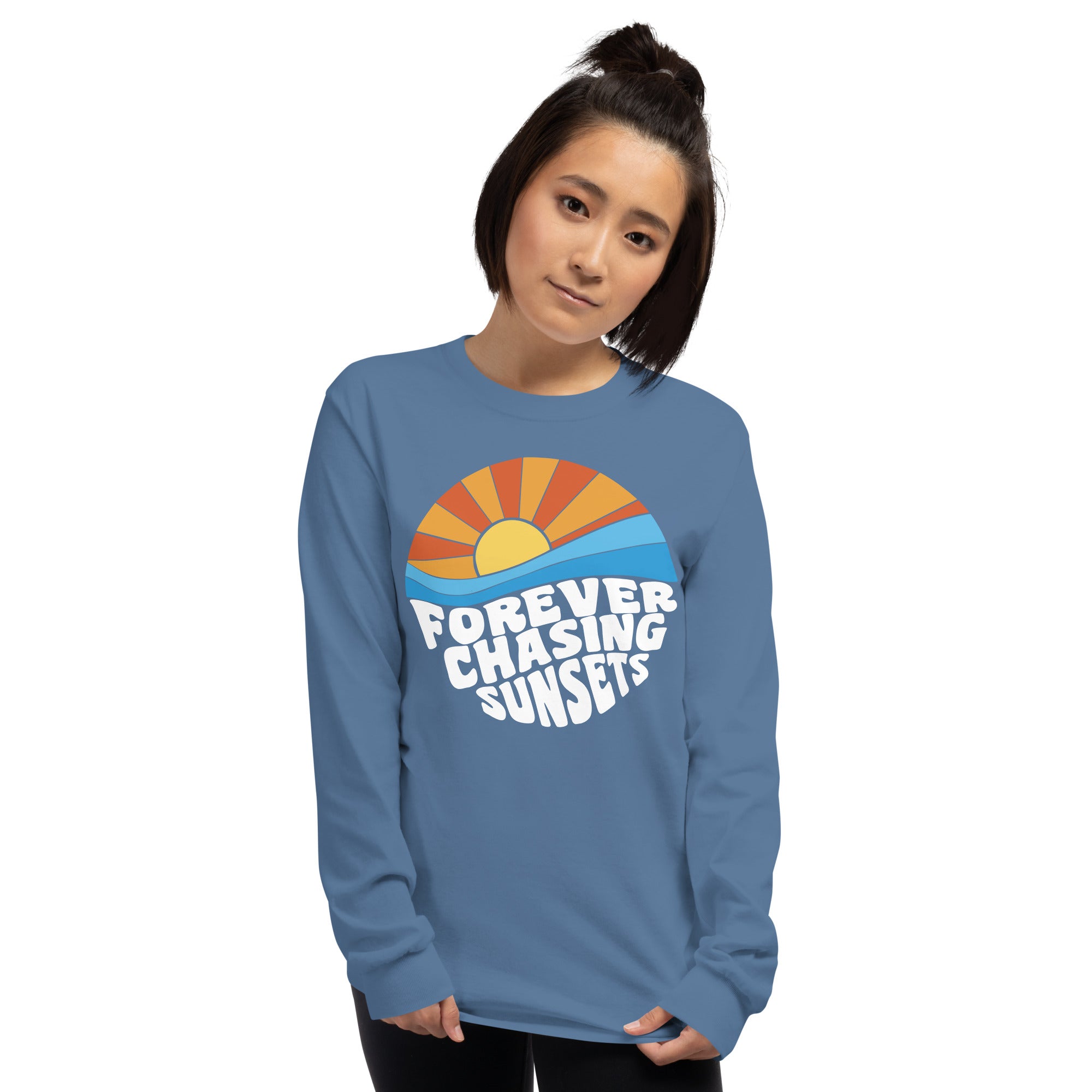Forever Chasing Sunsets Long Sleeve Shirt - Captain Woody's Shirts & Beach Club
