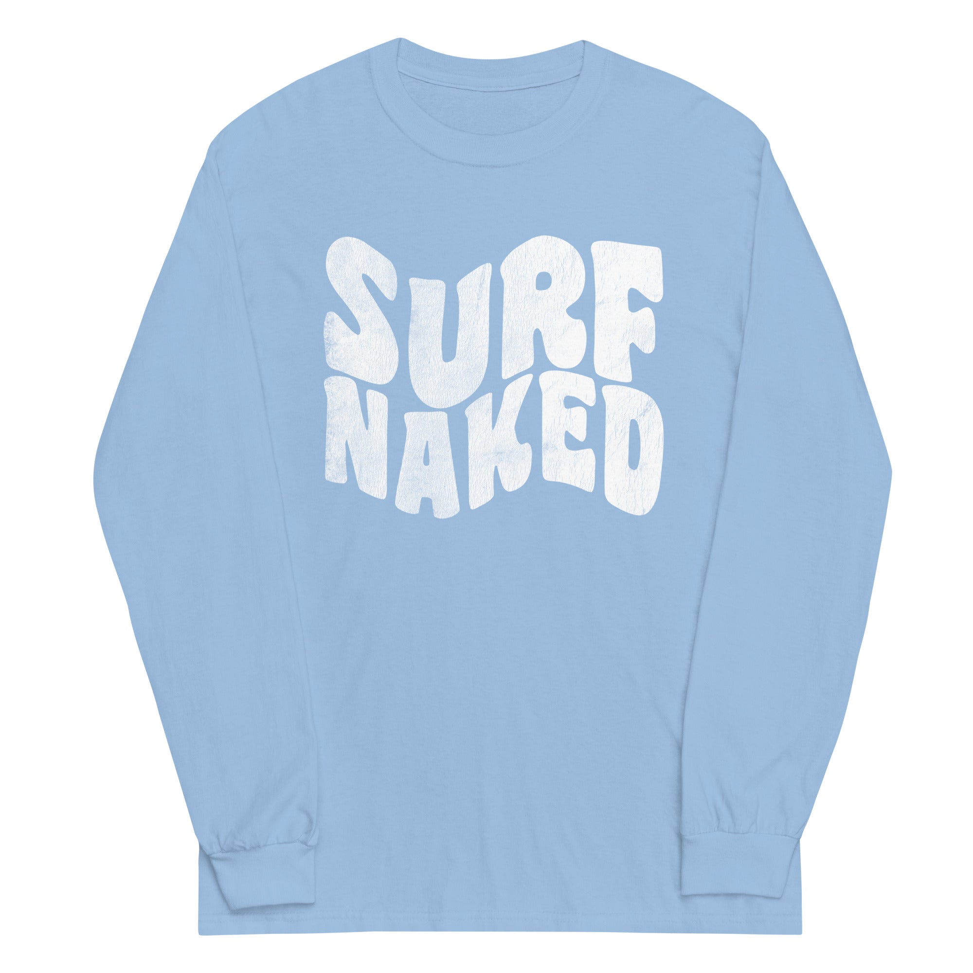 Retro Surf Naked Long Sleeve Shirt - Captain Woody's Shirts & Beach Club