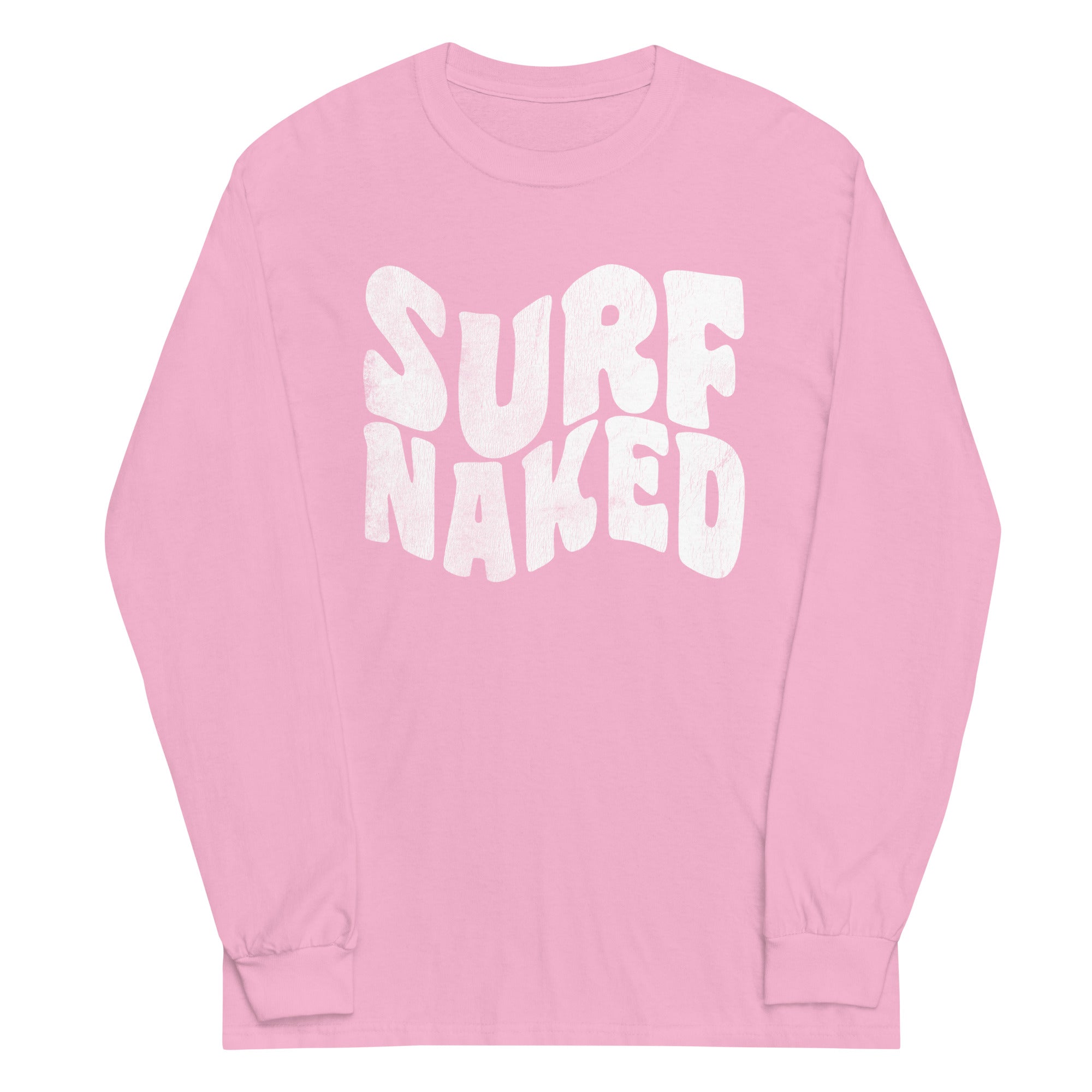 Retro Surf Naked Long Sleeve Shirt - Captain Woody's Shirts & Beach Club