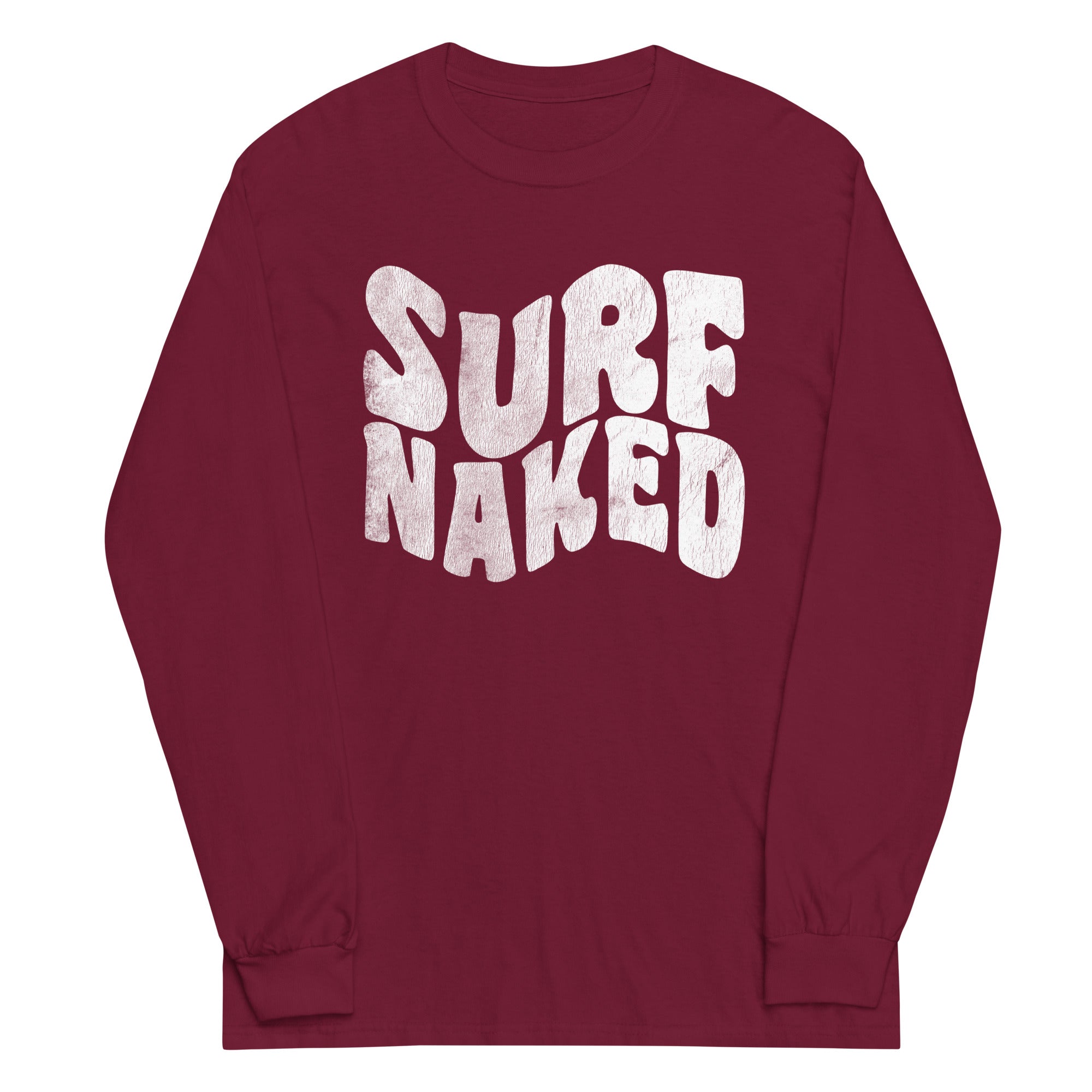 Retro Surf Naked Long Sleeve Shirt - Captain Woody's Shirts & Beach Club