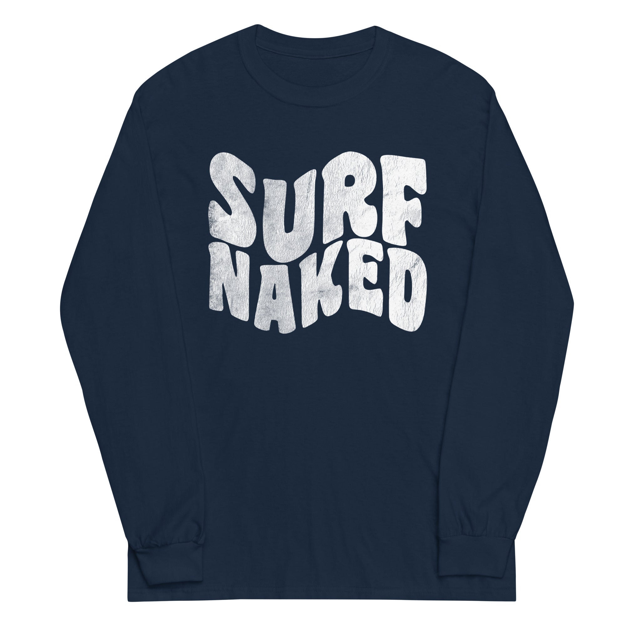 Retro Surf Naked Long Sleeve Shirt - Captain Woody's Shirts & Beach Club