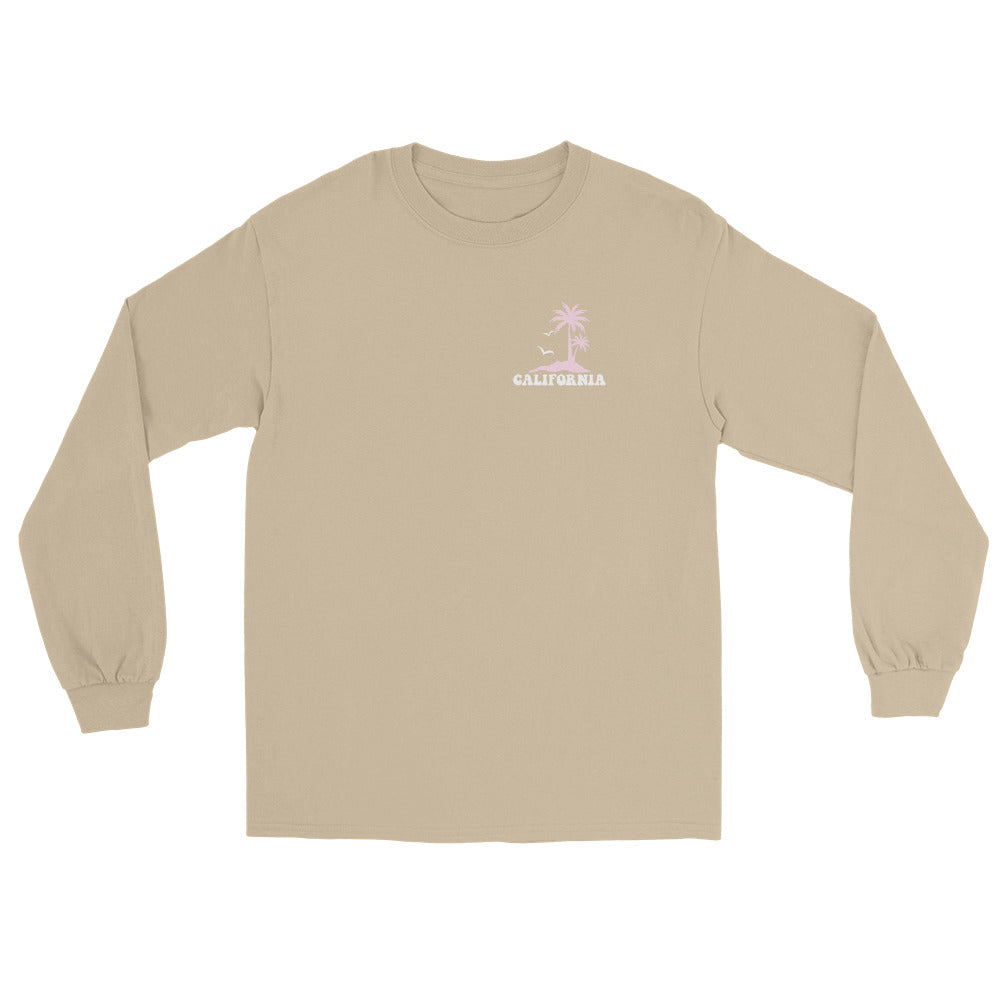 Beach Bum Wild Waves 2024 California Back print Long Sleeve - Captain Woody's Shirts & Beach Club