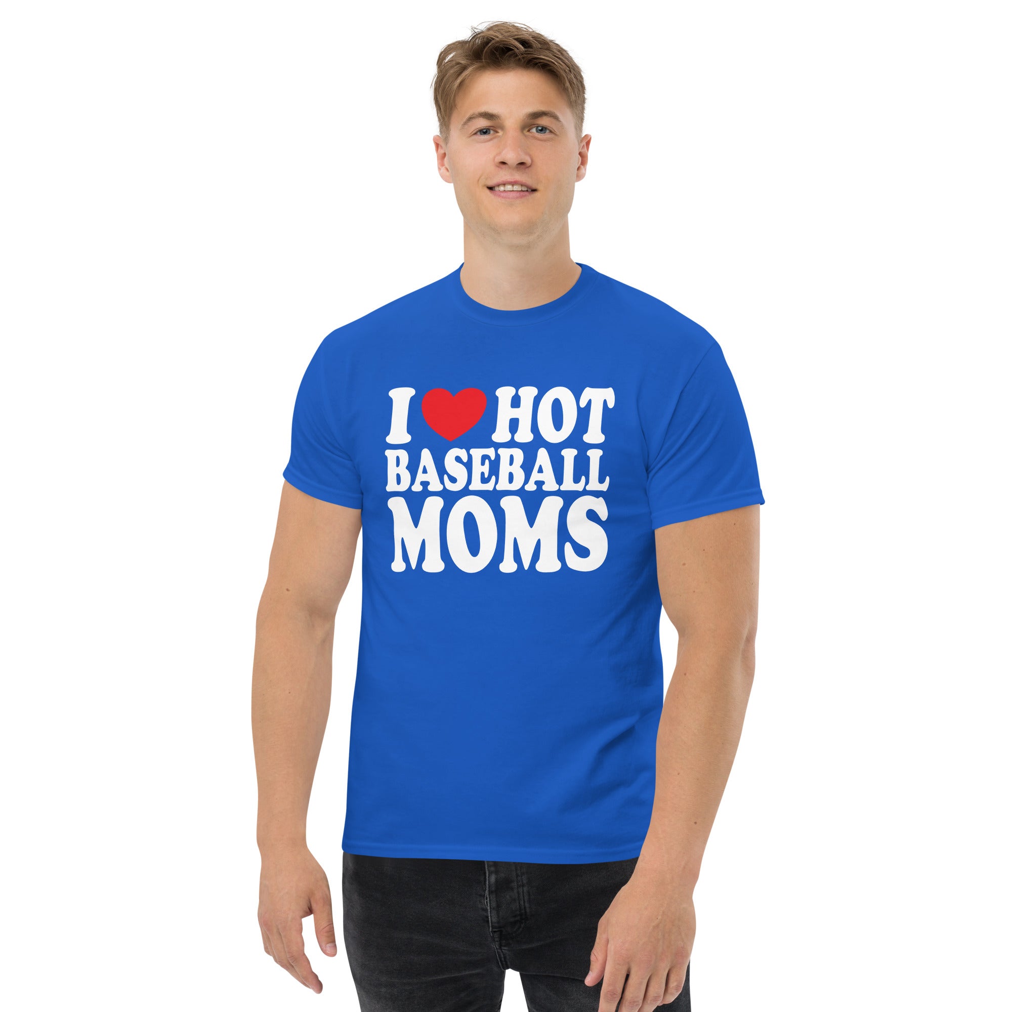 I Heart Hot Baseball Moms - Captain Woody's Shirts & Beach Club