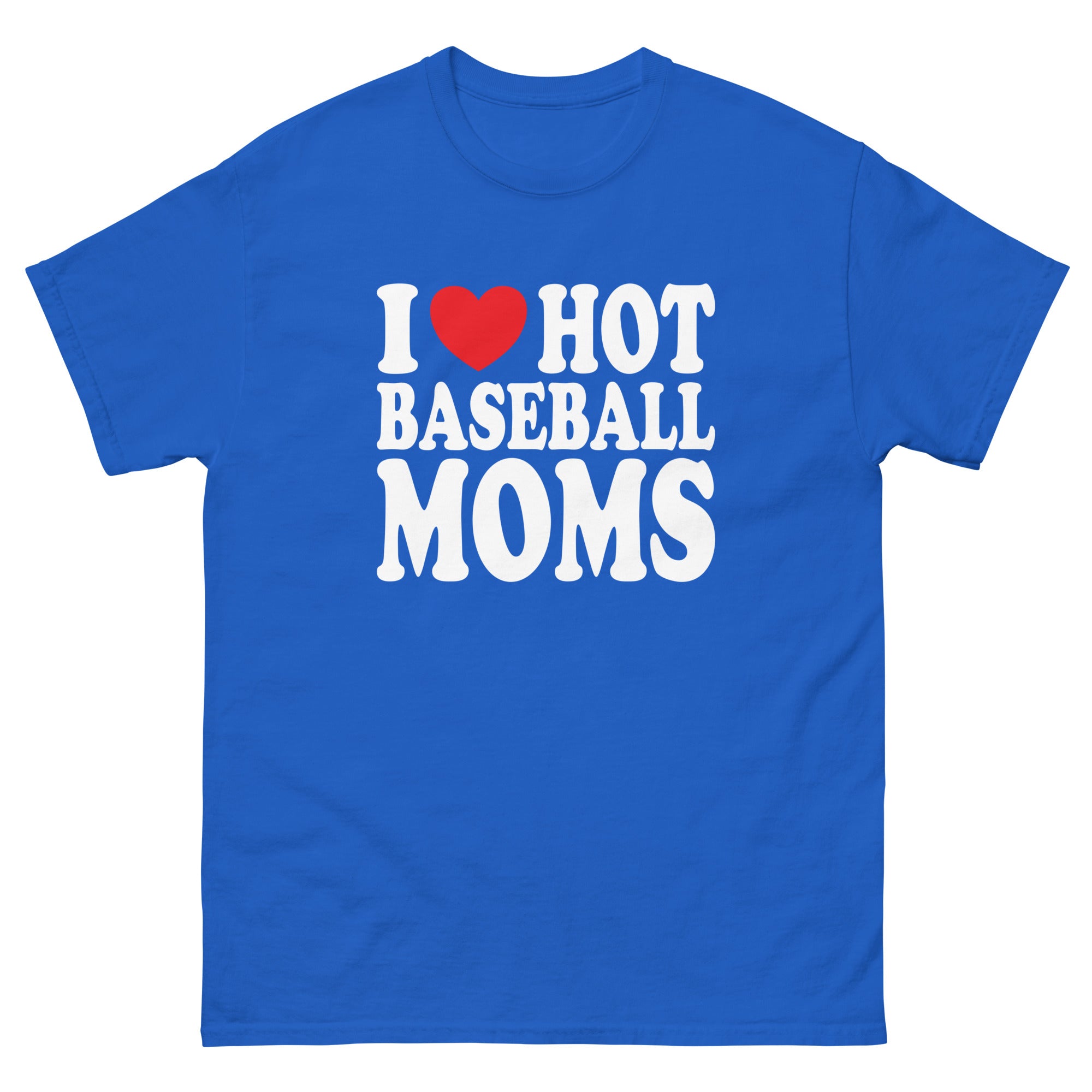 I Heart Hot Baseball Moms - Captain Woody's Shirts & Beach Club