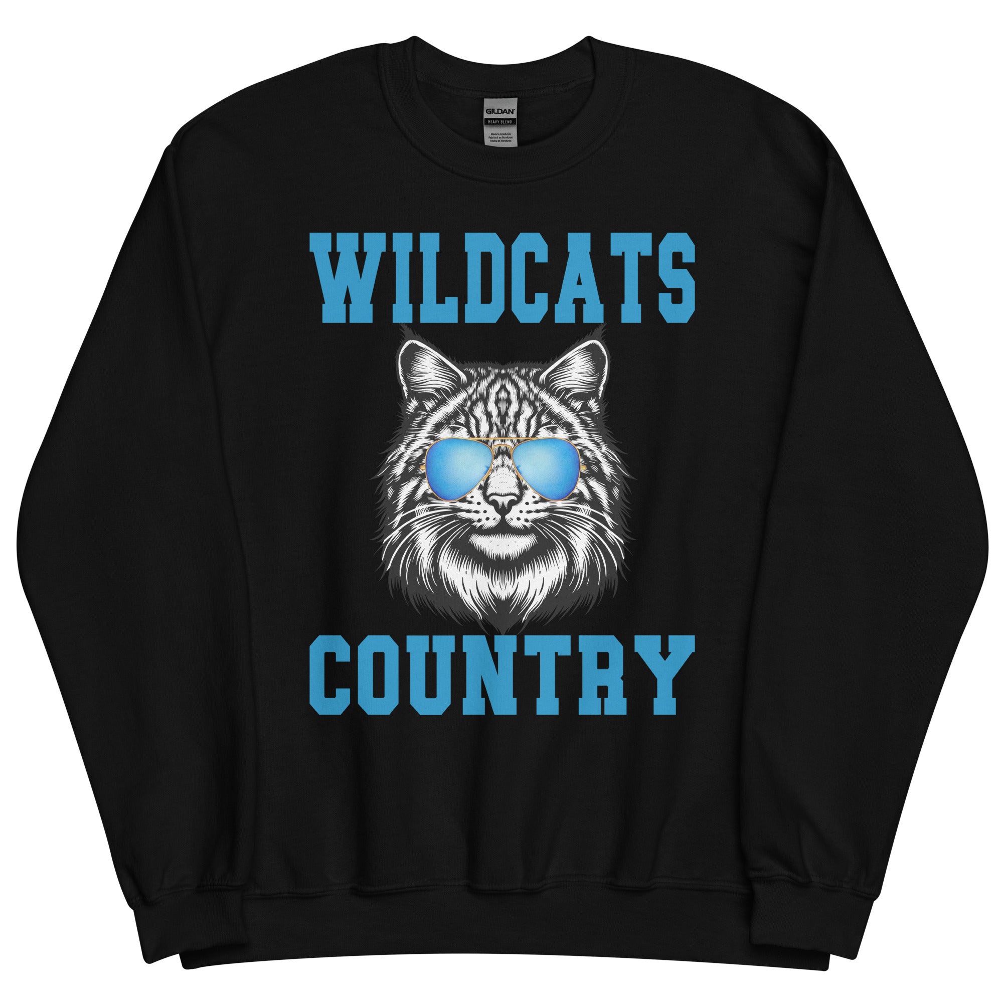 WIldcats Country Sports Mascot Unisex Sweatshirt - Captain Woody's Shirts & Beach Club