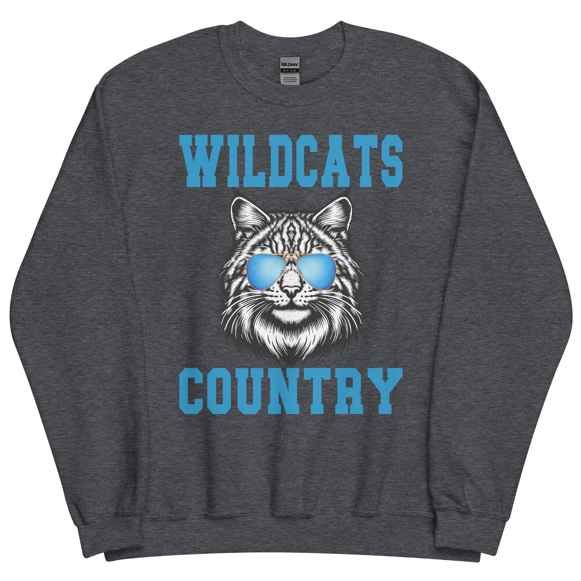 WIldcats Country Sports Mascot Unisex Sweatshirt - Captain Woody's Shirts & Beach Club