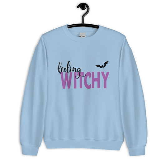 Feeling Witchy Halloween Sweatshirt for Women, Cute and Comfy Witchy Top, Ideal Halloween Gift for Mom