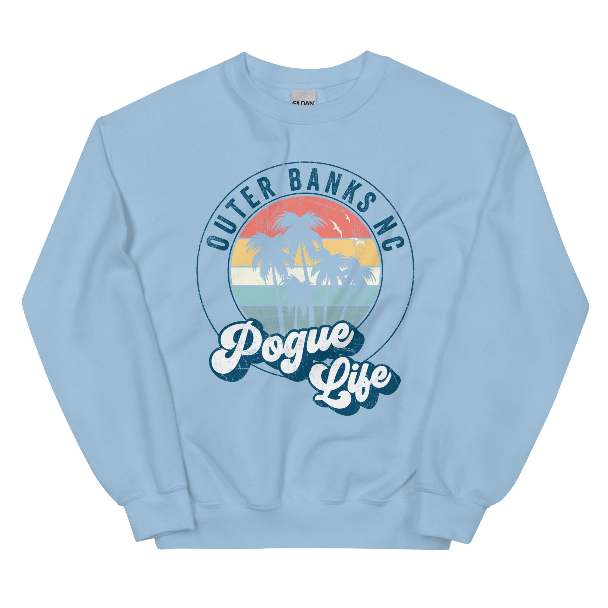 Outer Banks Pogue Life Sweatshirt, Cozy Oversized Beachwear for Your Vacation Style, Perfect Gift for Outer Banks NC Beach Lovers