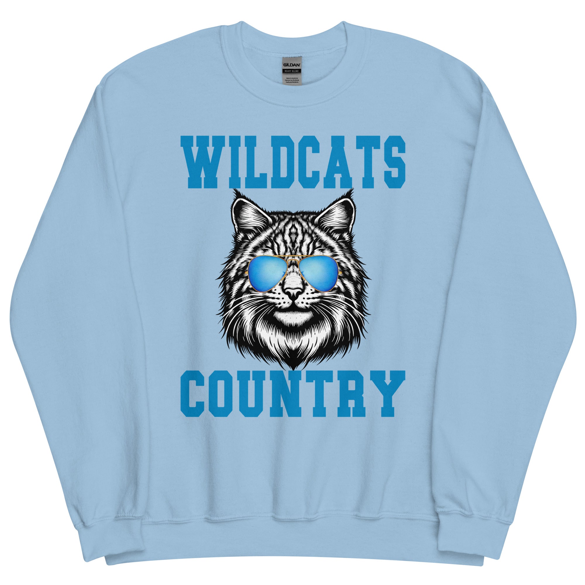 WIldcats Country Sports Mascot Unisex Sweatshirt - Captain Woody's Shirts & Beach Club