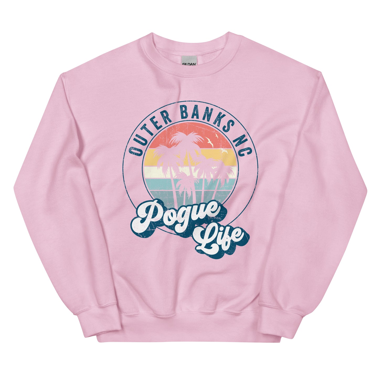 Outer Banks Pogue Life Sweatshirt, Cozy Oversized Beachwear for Your Vacation Style, Perfect Gift for Outer Banks NC Beach Lovers