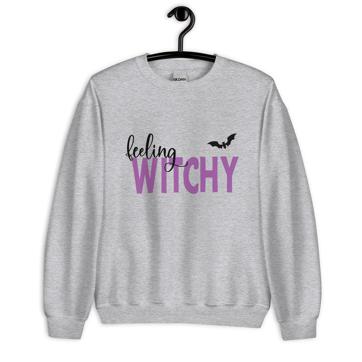 Feeling Witchy Halloween Sweatshirt for Women, Cute and Comfy Witchy Top, Ideal Halloween Gift for Mom - Captain Woody's Shirts & Beach Club