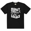Respect the Locals Shark Comfort Colors 1717 - Captain Woody's Shirts & Beach Club