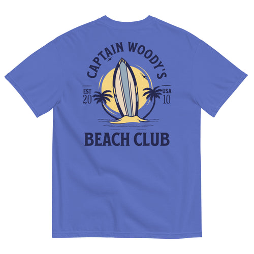 Captain Woody's  Beach Club Since 2010 Comfort Colors Unisex T-shirt - Captain Woody's Shirts & Beach Club