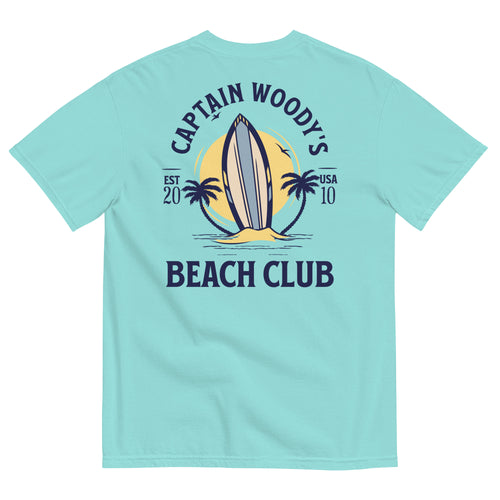 Captain Woody's  Beach Club Since 2010 Comfort Colors Unisex T-shirt - Captain Woody's Shirts & Beach Club