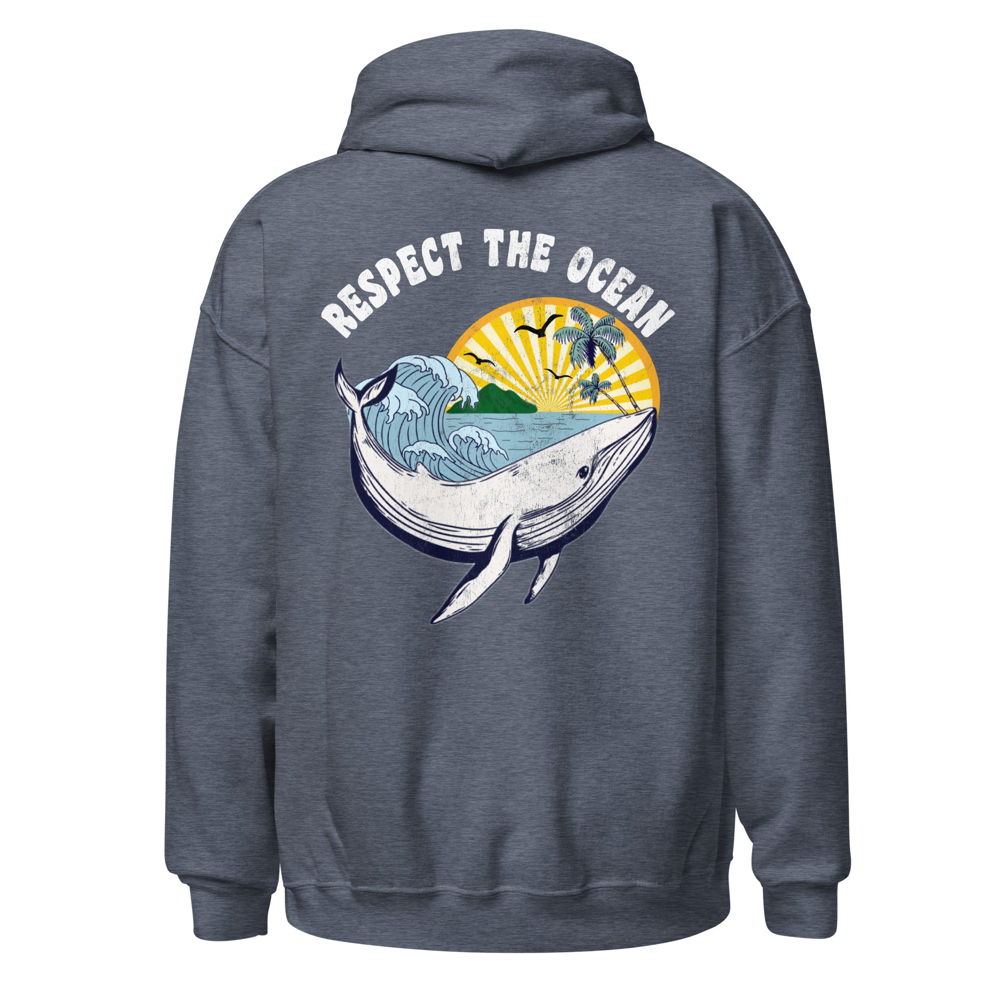 Respect the Ocean Hoodie - Captain Woody's Shirts & Beach Club