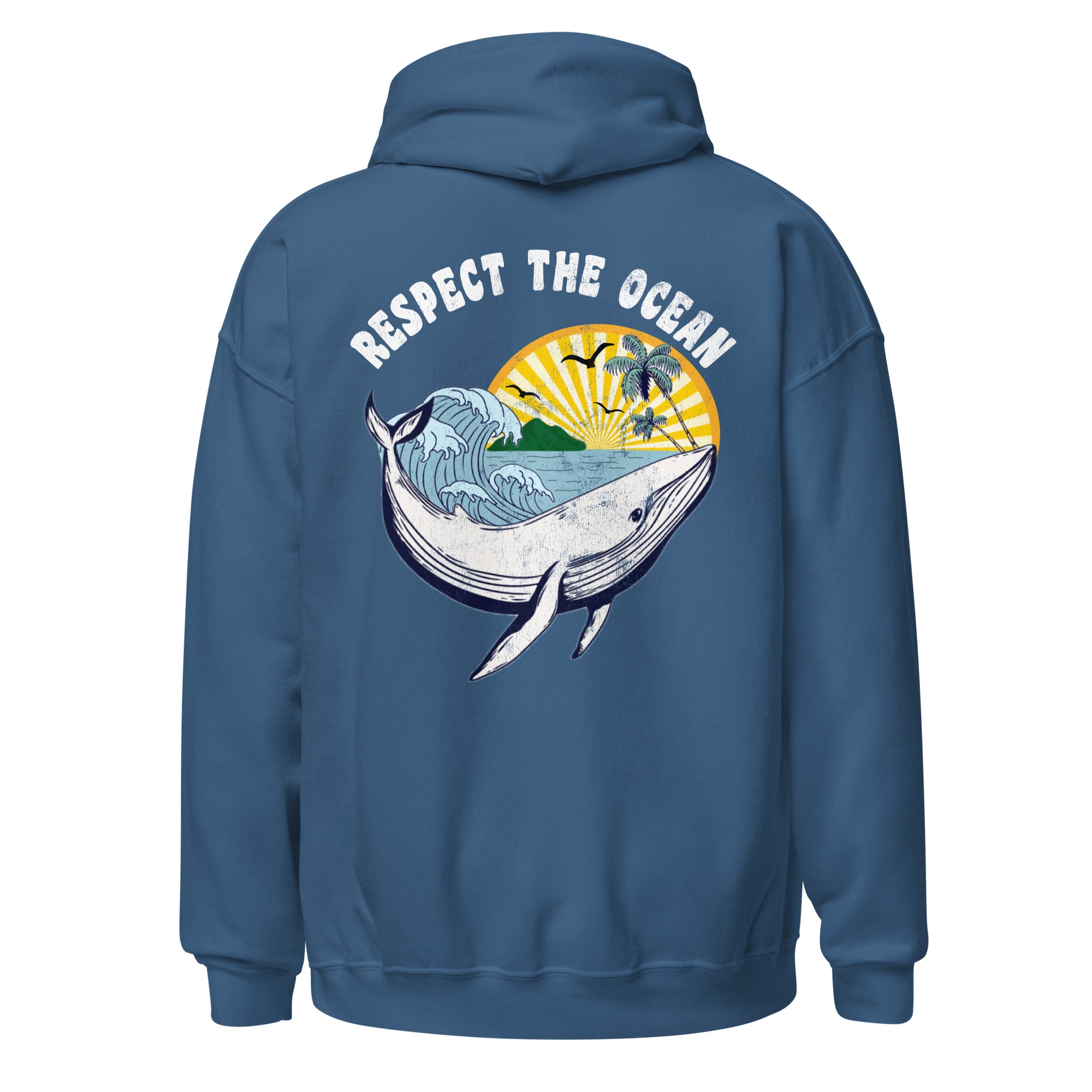 Respect the Ocean Hoodie - Captain Woody's Shirts & Beach Club