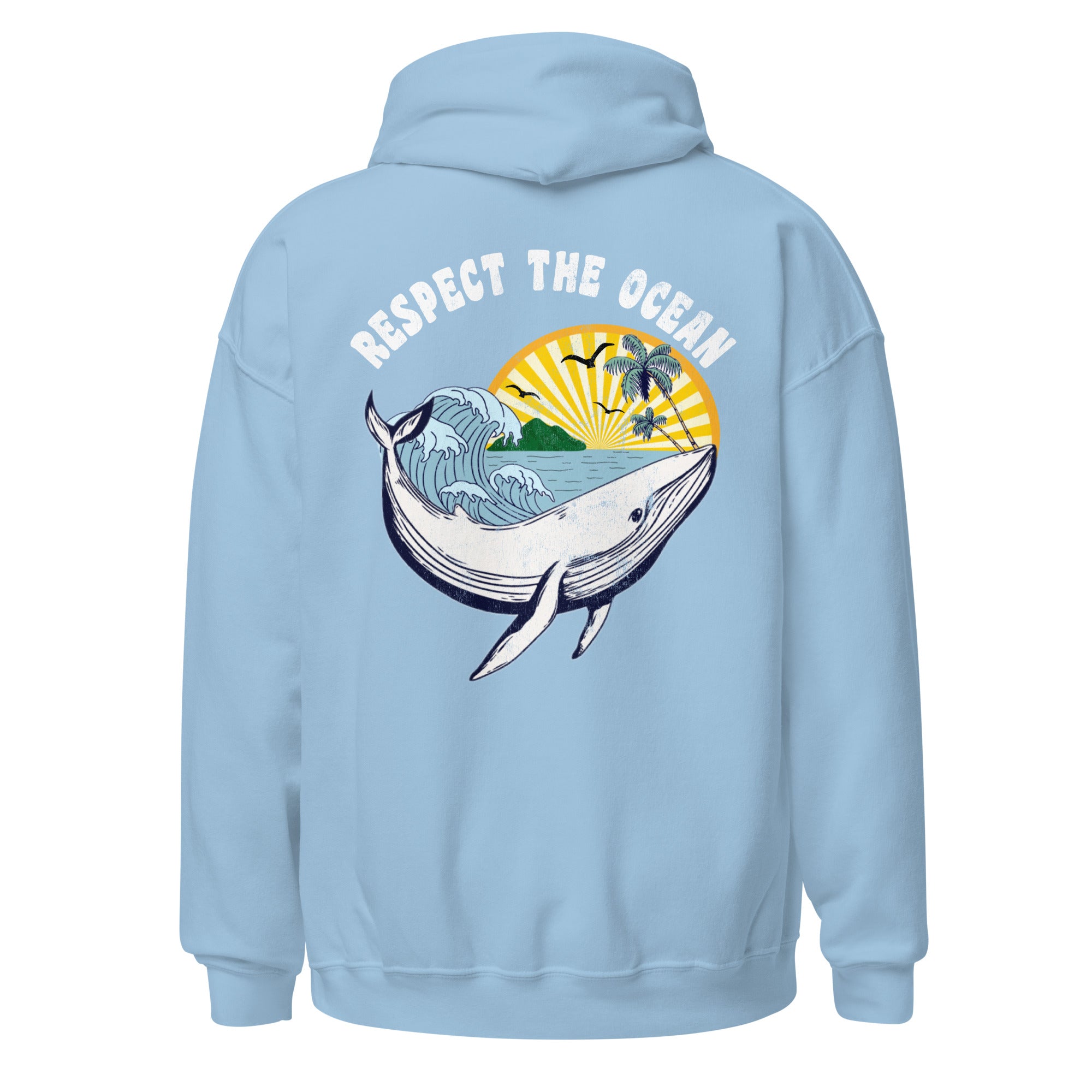 Respect the Ocean Hoodie - Captain Woody's Shirts & Beach Club