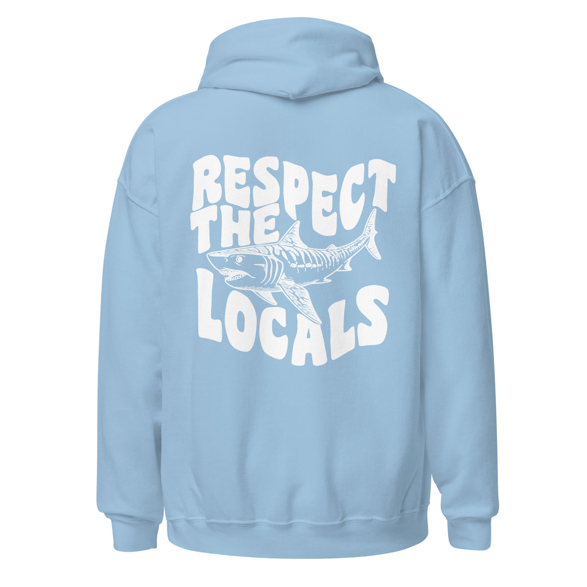 Respect the Locals Beach Hoodie, perfect for oversized look