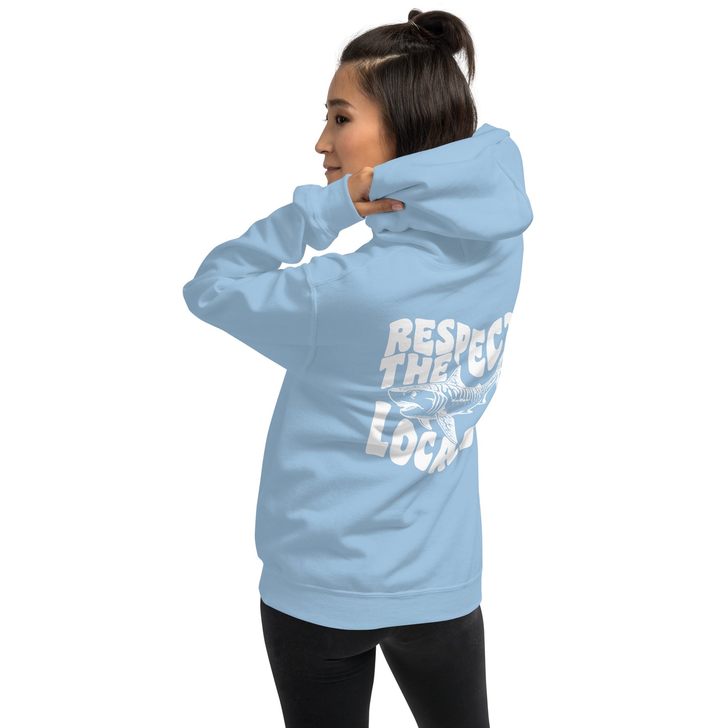 Respect the Locals Beach Hoodie, perfect for oversized look