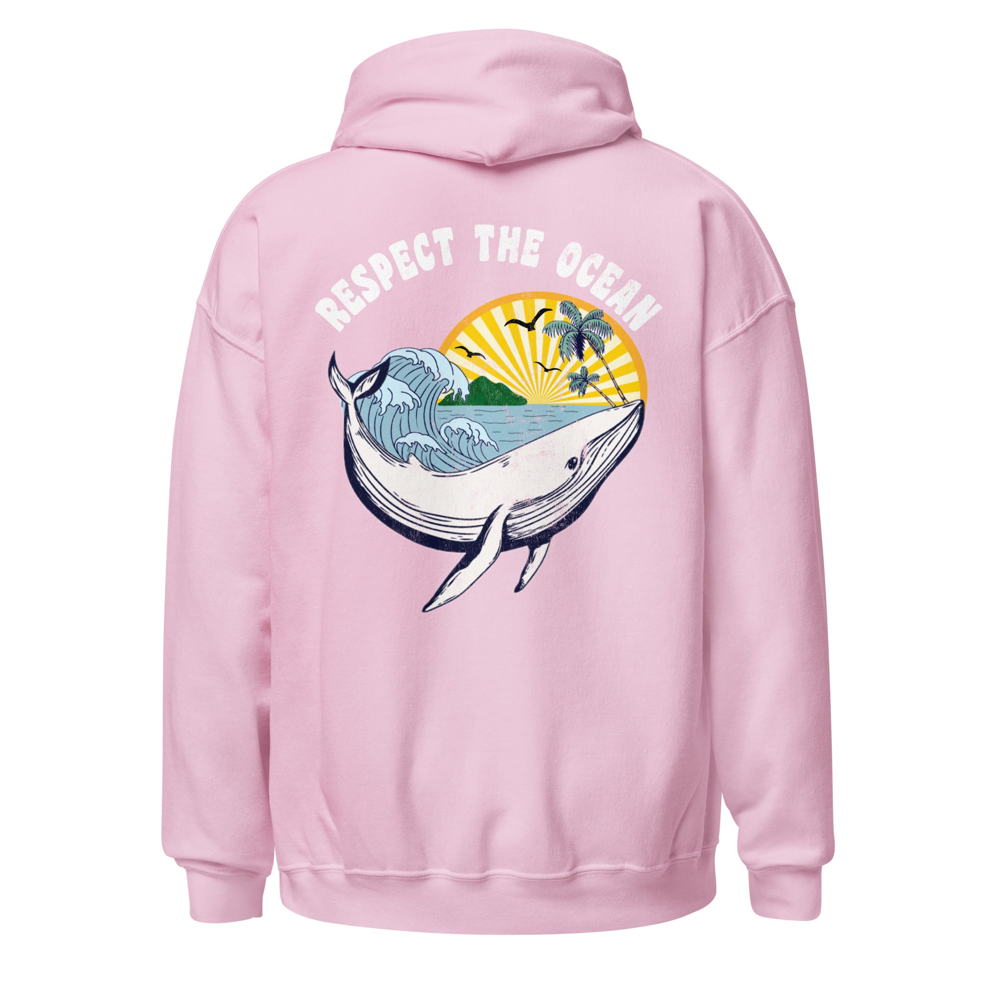 Respect the Ocean Hoodie - Captain Woody's Shirts & Beach Club