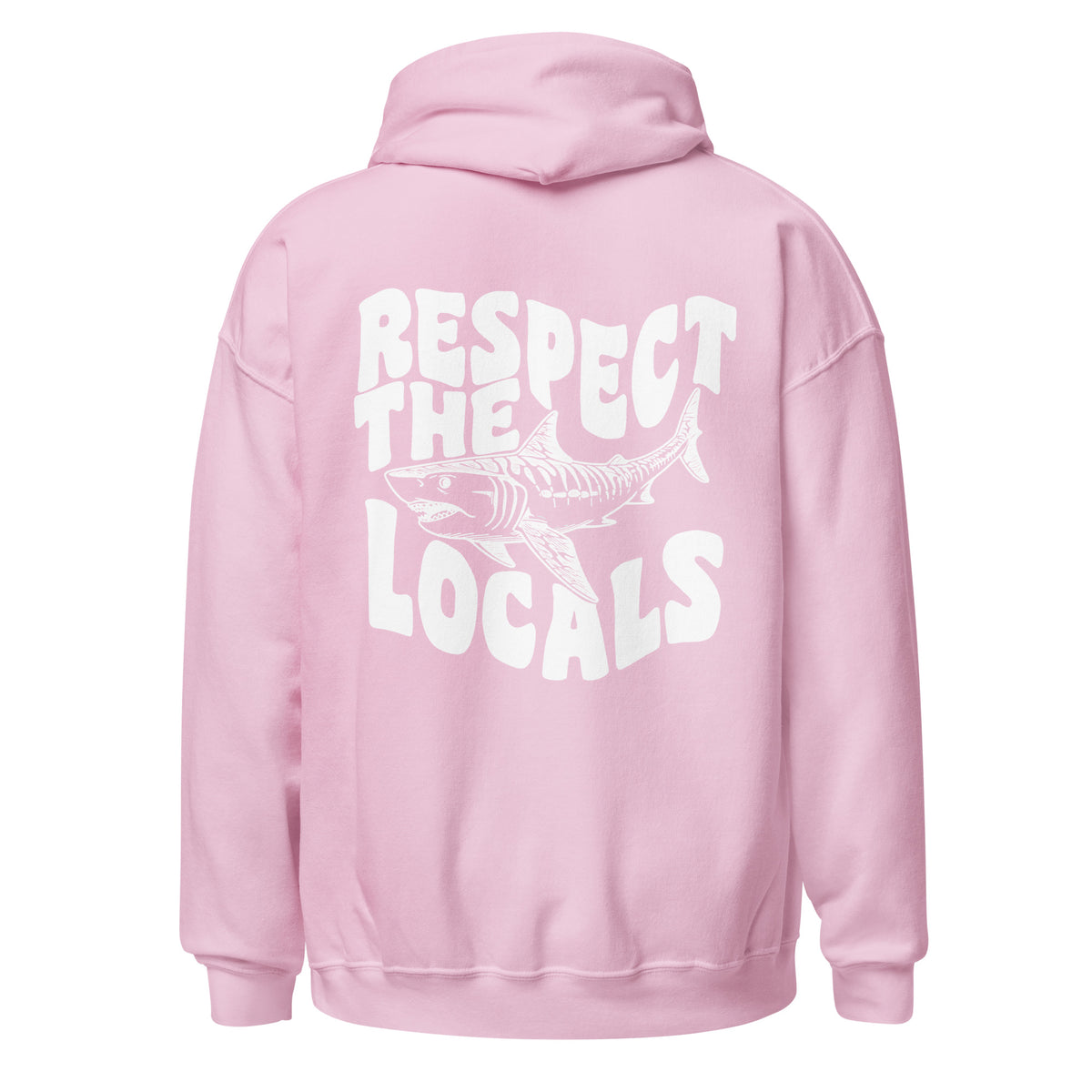 Respect the Locals Beach Hoodie, perfect for oversized look