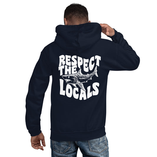 Respect the Locals Beach Hoodie, perfect for oversized look