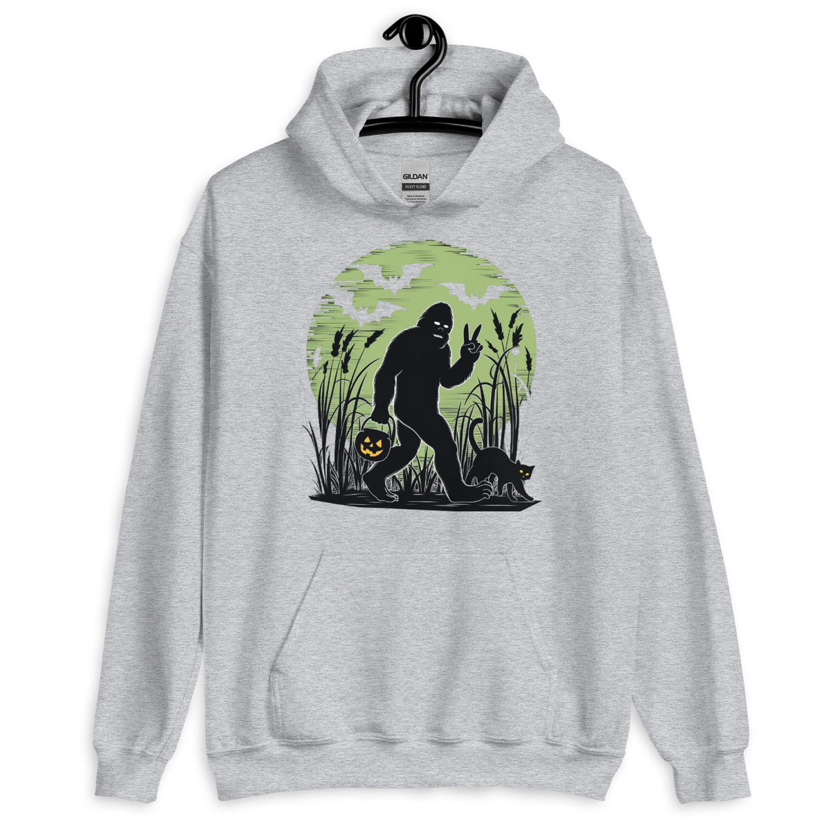 Sasquatch Trick or Treat Hoodie - Captain Woody's Shirts & Beach Club