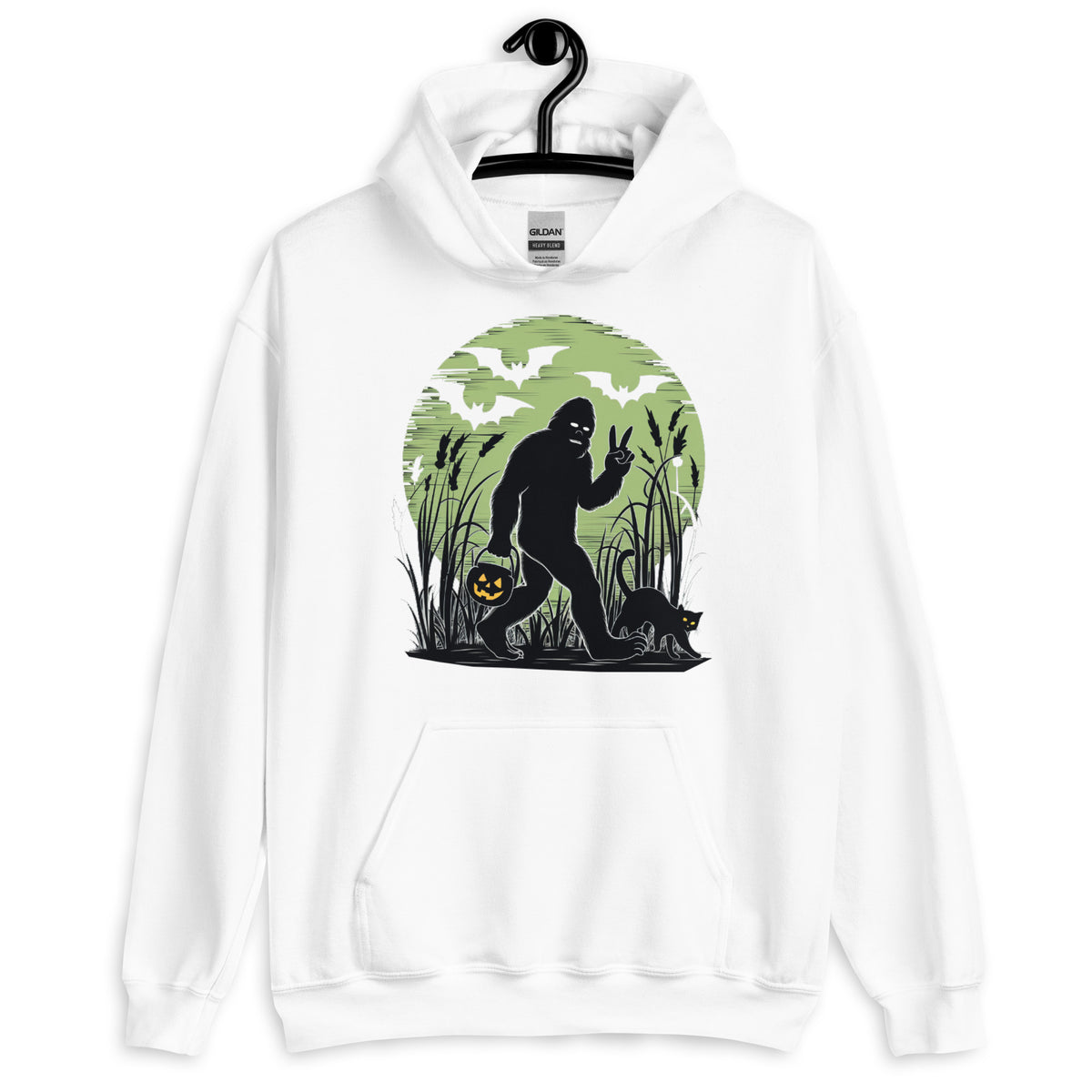 Sasquatch Trick or Treat Hoodie - Captain Woody's Shirts & Beach Club