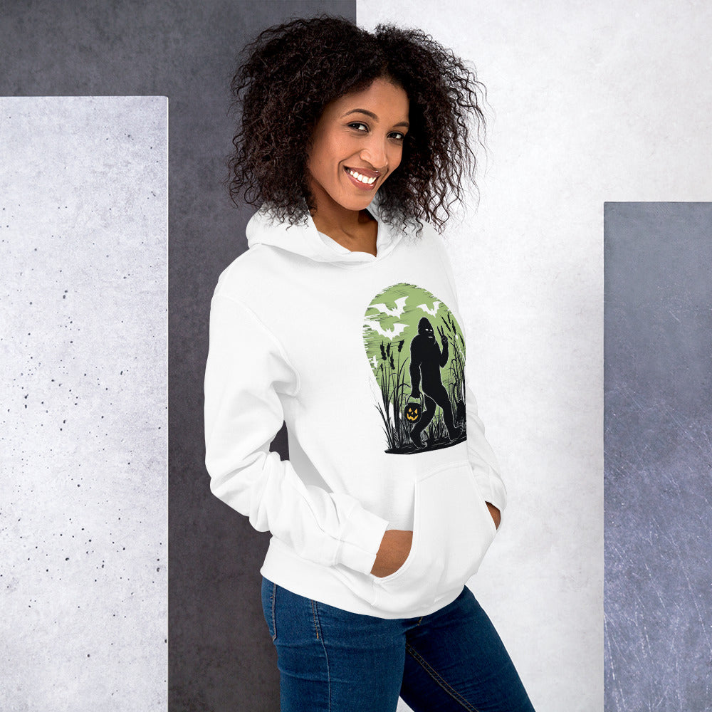 Sasquatch Trick or Treat Hoodie - Captain Woody's Shirts & Beach Club