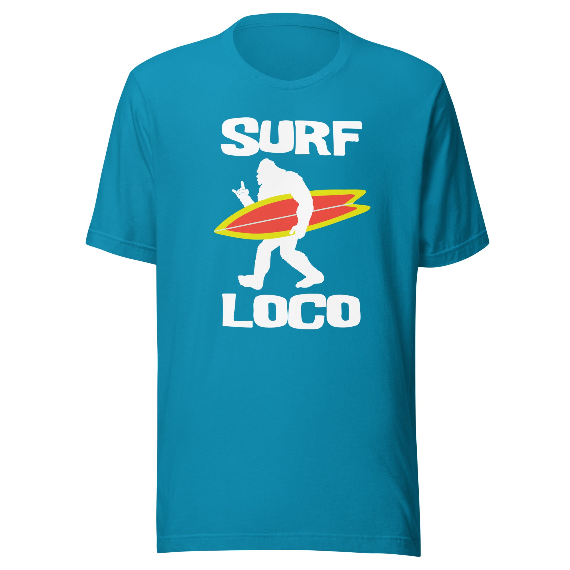 Surf Loco Sasquatch Surfer - Captain Woody's Shirts & Beach Club