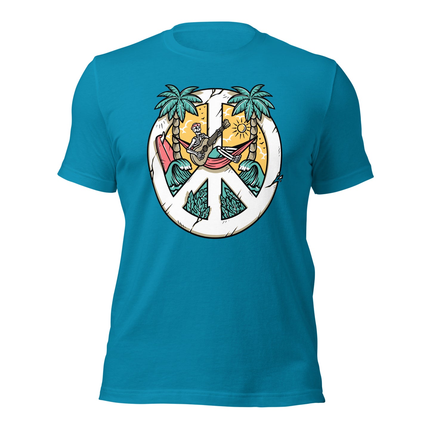 Peace on the Beach Unisex t-shirt