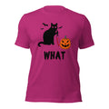 Murderous Cat Halloween shirt, edgy graphic design featuring bloody knife, perfect for spooky events, unique gift for cat lovers - Captain Woody's Shirts & Beach Club
