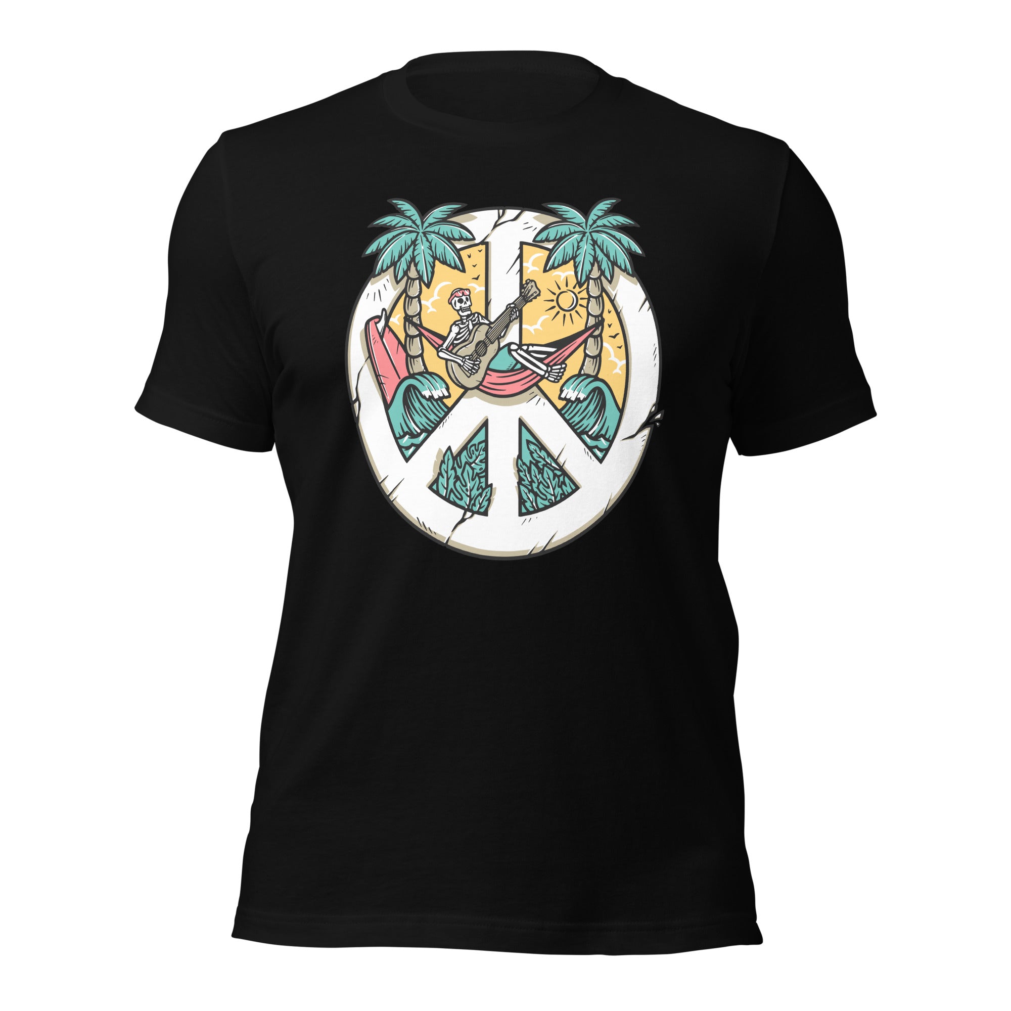 Peace on the Beach Unisex t-shirt - Captain Woody's Shirts & Beach Club