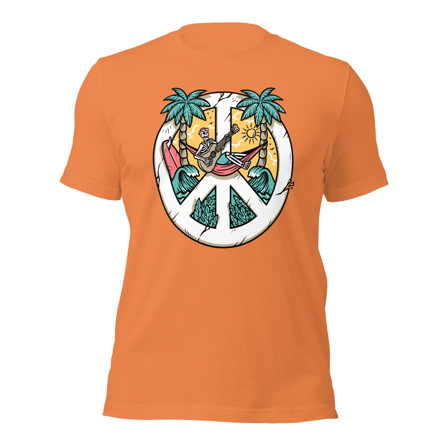 Peace on the Beach Unisex t-shirt