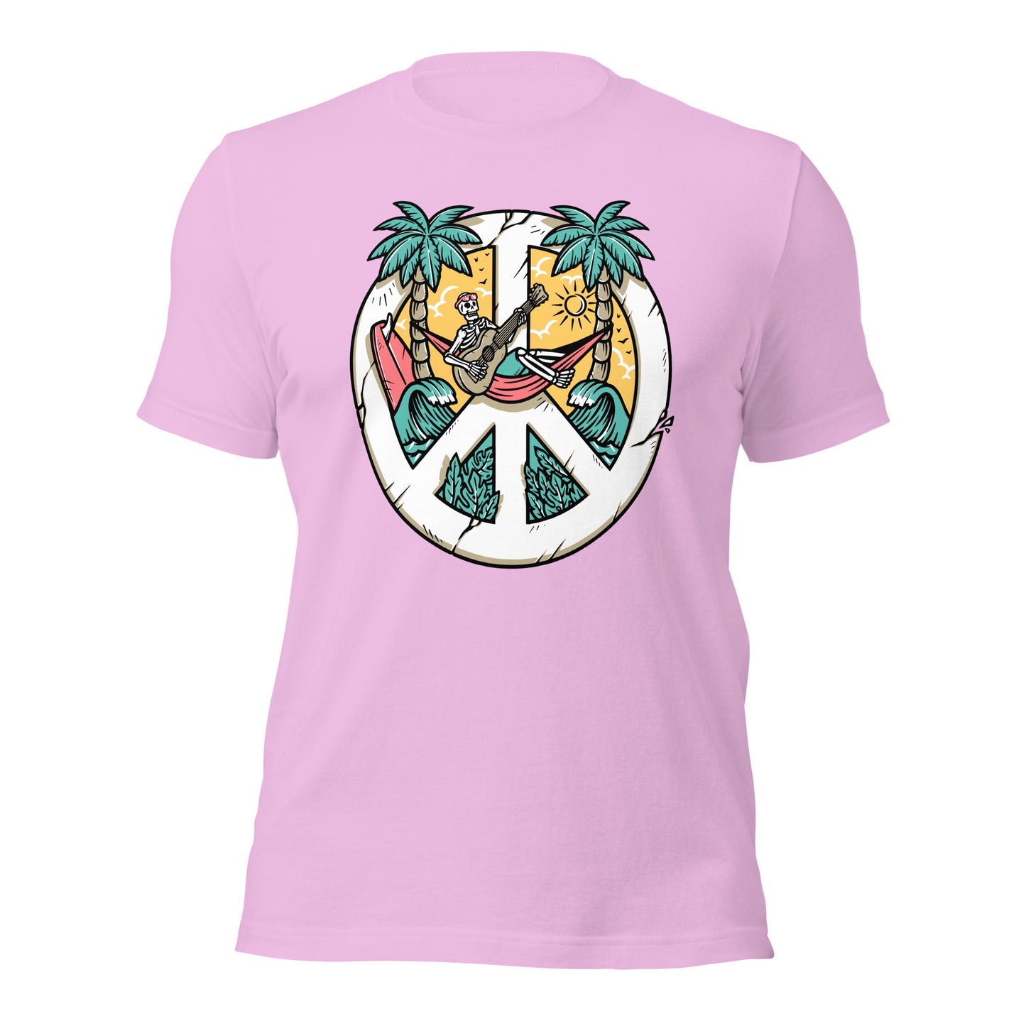 Peace on the Beach Unisex t-shirt