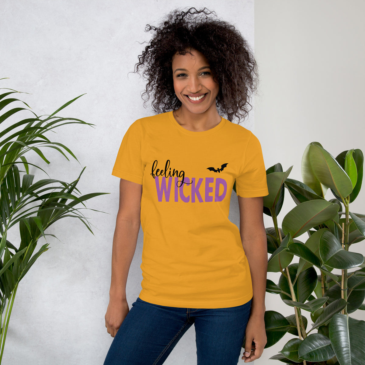 Feeling Wicked Halloween Shirt, Edgy Halloween Graphic Tee for Parties, Trick or Treat, or Chilling with a Movie - Captain Woody's Shirts & Beach Club