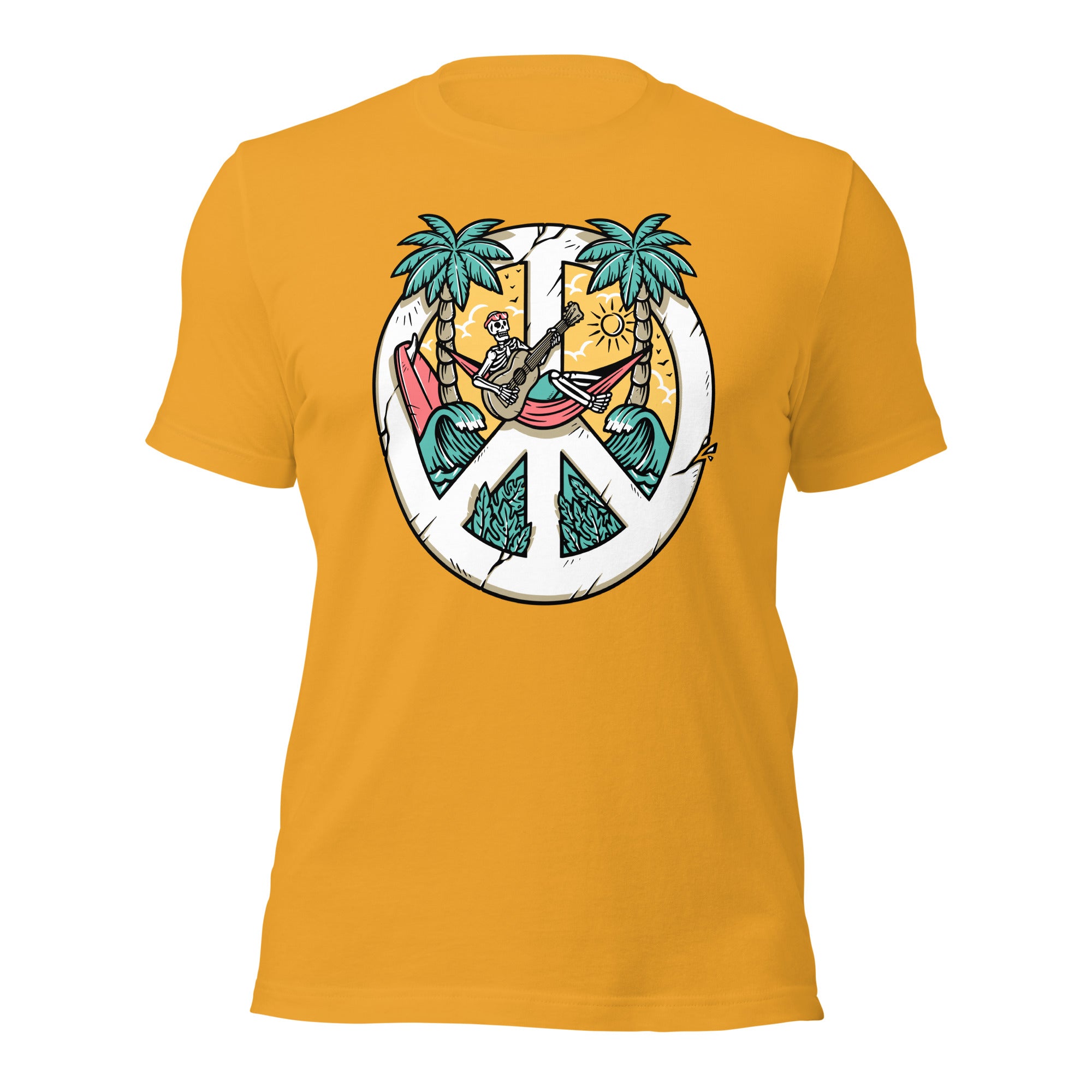 Peace on the Beach Unisex t-shirt - Captain Woody's Shirts & Beach Club