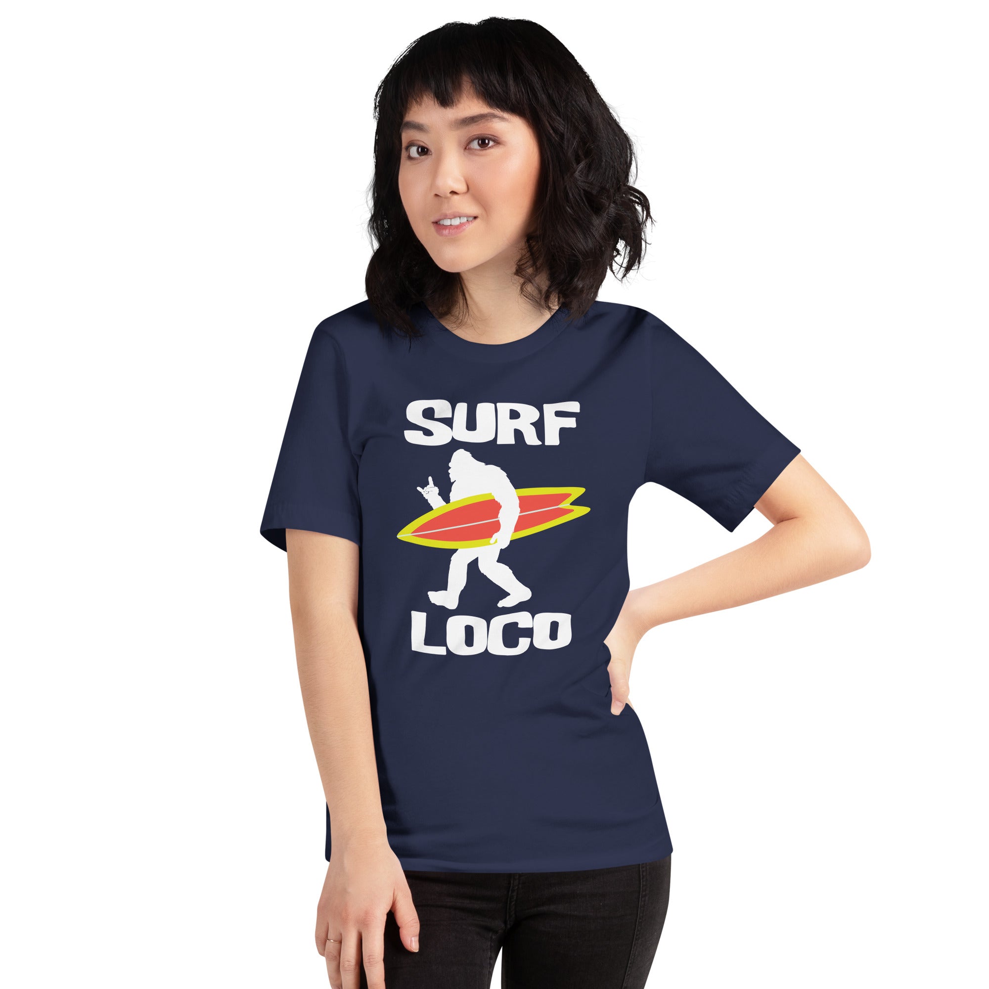 Surf Loco Sasquatch Surfer - Captain Woody's Shirts & Beach Club