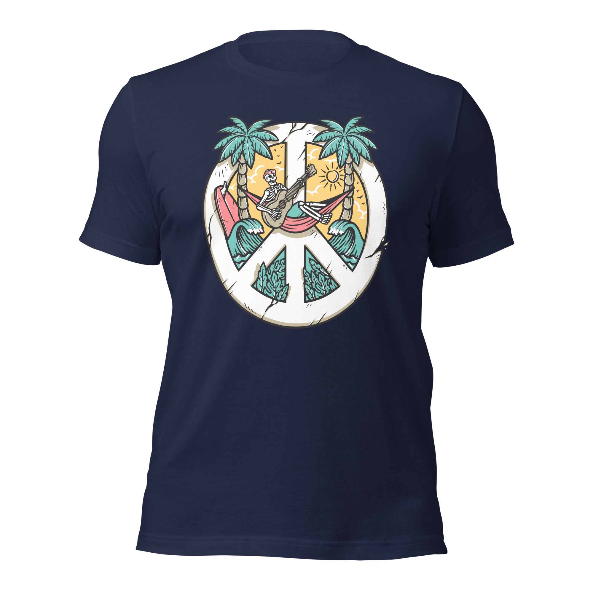 Peace on the Beach Unisex t-shirt - Captain Woody's Shirts & Beach Club