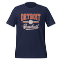 Detroit Baseball Shirt, Distressed Graphic Tee for Fans, Ideal for Casual Wear, Fun Gift for Dad or Friends Unisex t-shirt - Captain Woody's Shirts & Beach Club