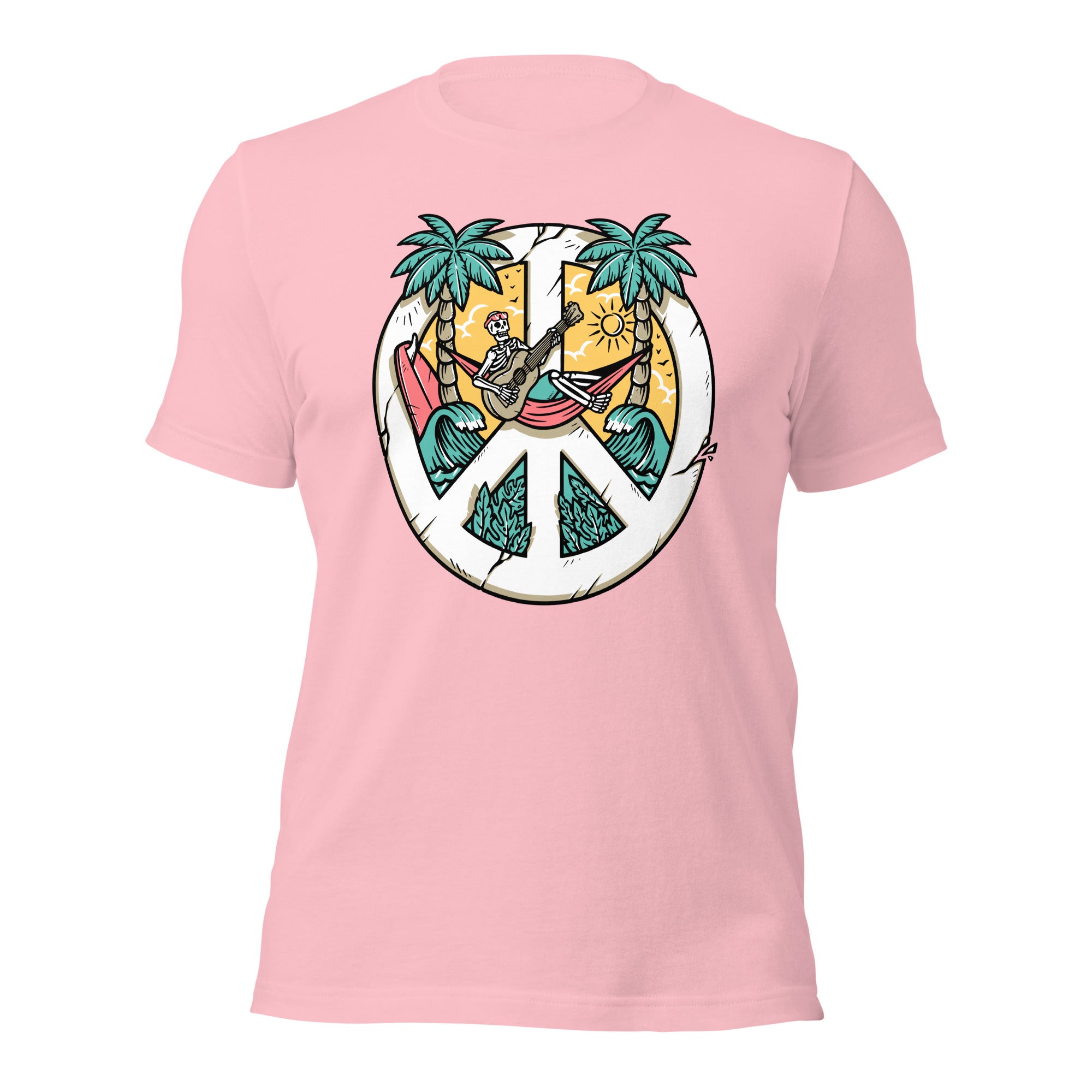 Peace on the Beach Unisex t-shirt - Captain Woody's Shirts & Beach Club