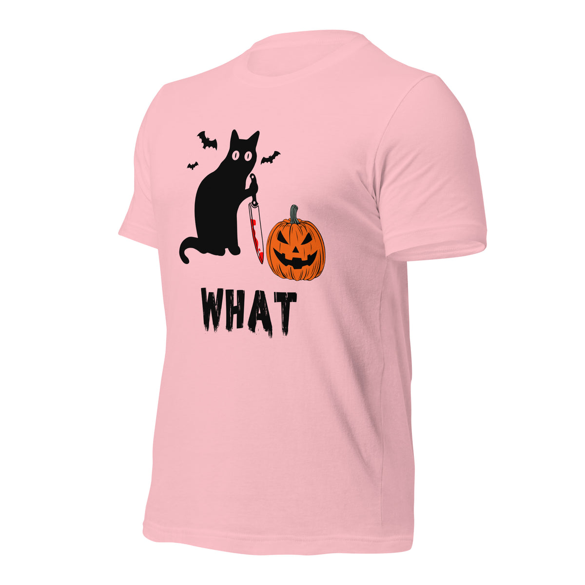 Murderous Cat Halloween shirt, edgy graphic design featuring bloody knife, perfect for spooky events, unique gift for cat lovers - Captain Woody's Shirts & Beach Club