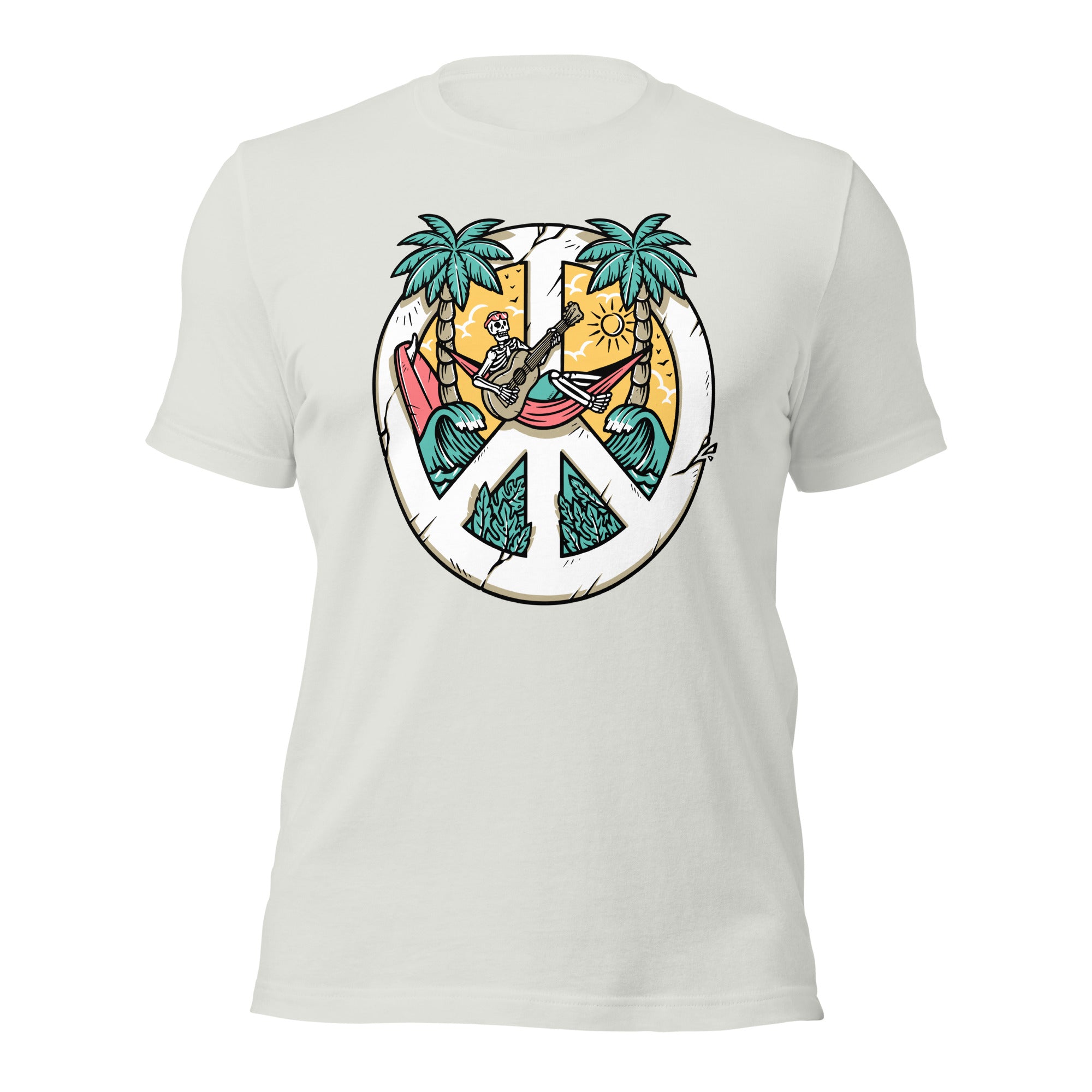 Peace on the Beach Unisex t-shirt - Captain Woody's Shirts & Beach Club