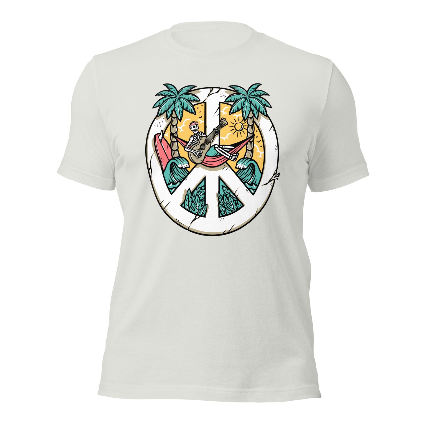 Peace on the Beach Unisex t-shirt