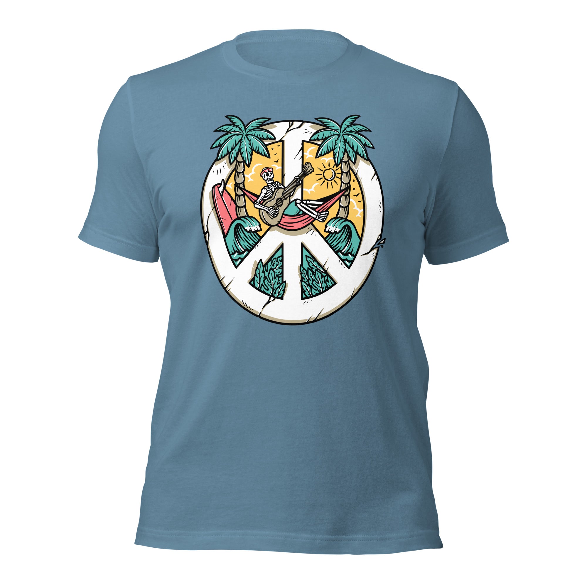 Peace on the Beach Unisex t-shirt - Captain Woody's Shirts & Beach Club