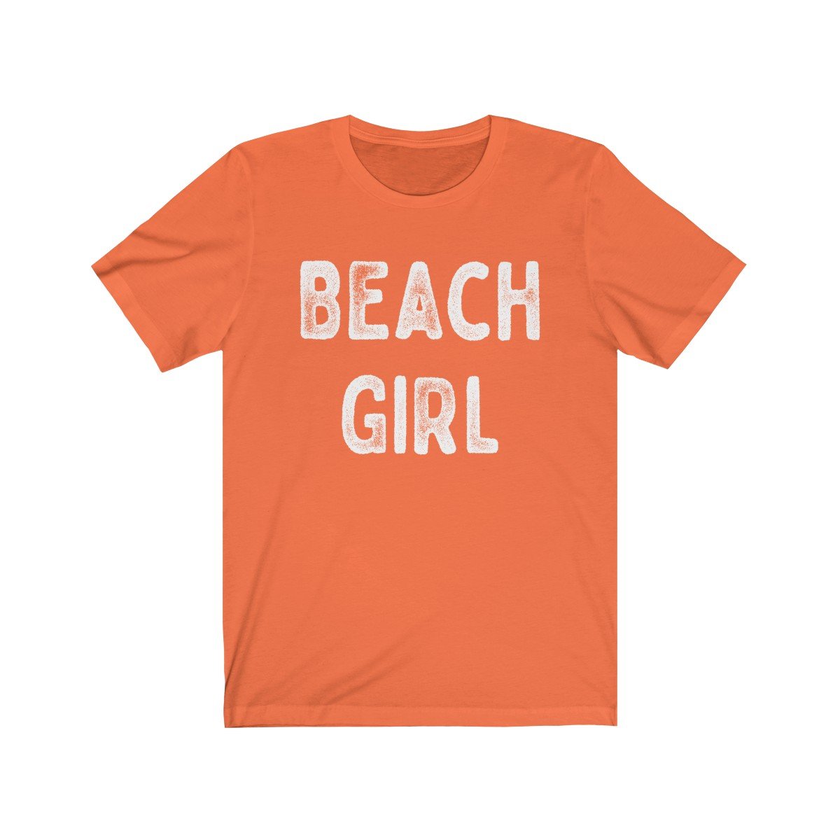 Beach Girl White Text Unisex Short Sleeve T-Shirt - Captain Woody's Beach Club
