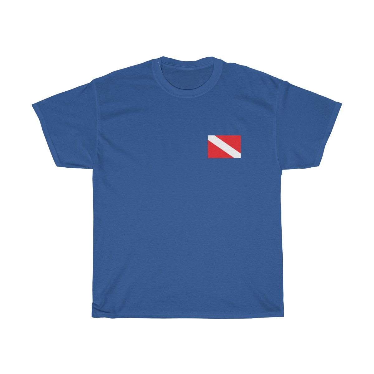 Deeper you Dive Unisex Short Sleeve Dive Flag T-Shirt - Captain Woody's Beach Club
