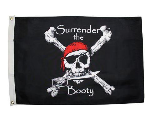 Surrender the Booty 3x5 Ft - Captain Woody's Beach Club