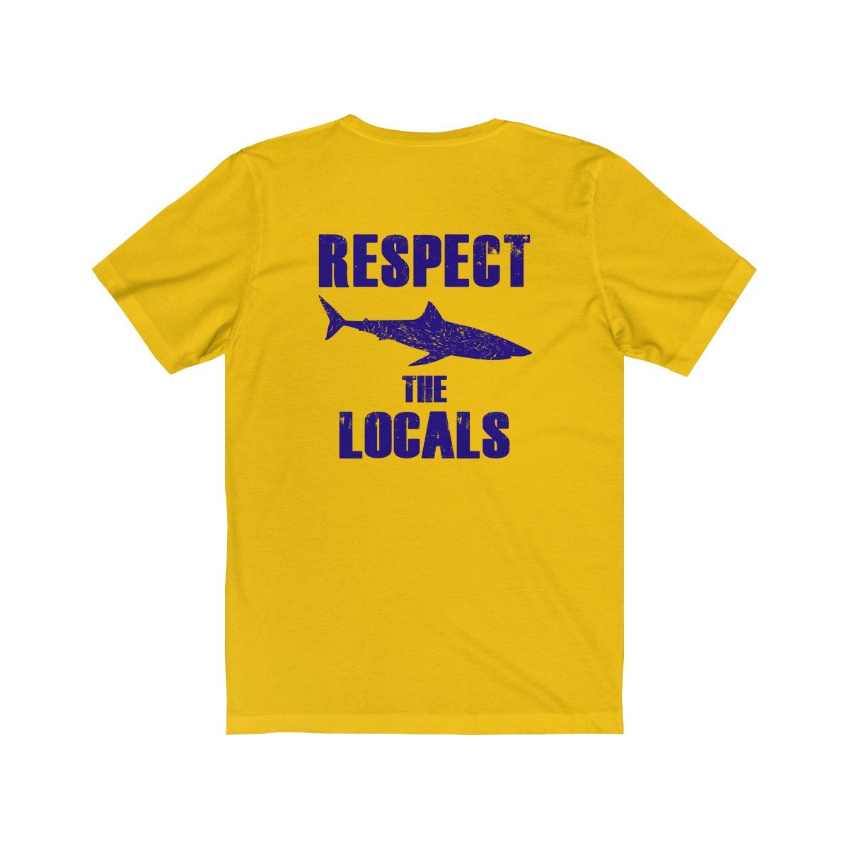 Respect the Locals Unisex Short Sleeve Beach T-Shirt - Captain Woody's Beach Club